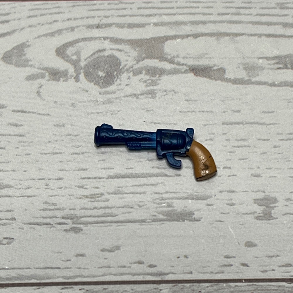 Fortnite Six Shooter Revolver Accessory for 4 Inch Action Figures Blue Brown